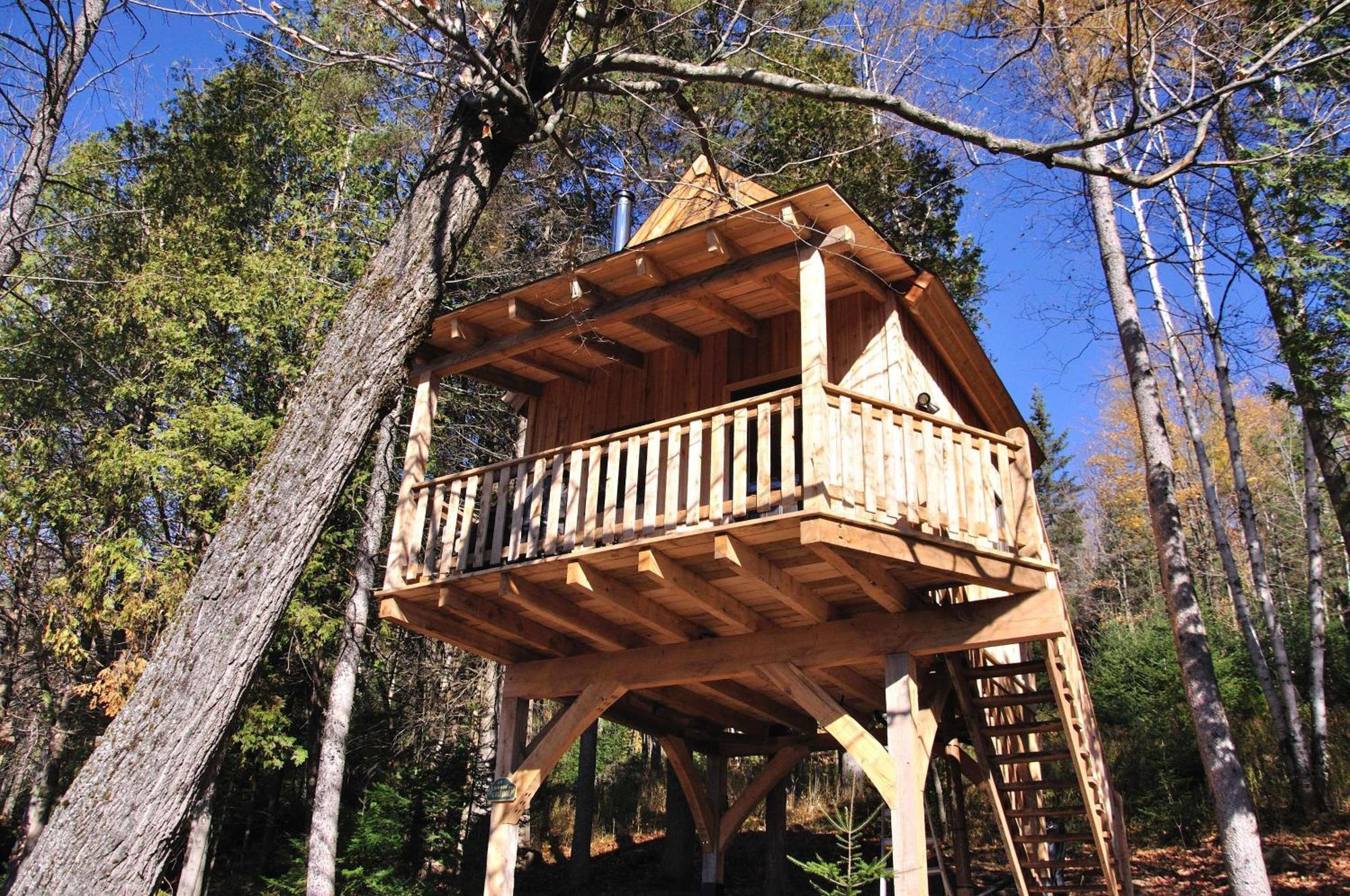 Les Cabanes Du Trappeur Wentworth-Nord Exterior photo